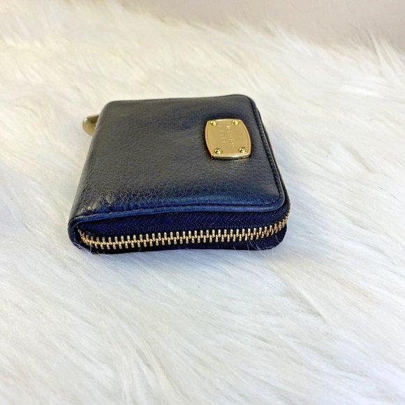 Michael Kors Small Black Saffiano Leather Continental Travel Zip Around Wallet - Picture 12 of 14